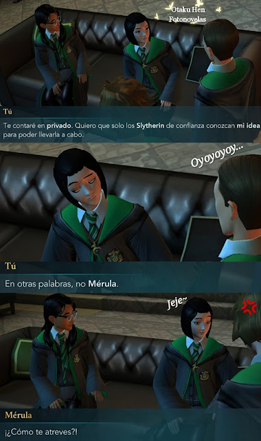 Hogwarts Mystery fotonovela Slytherin