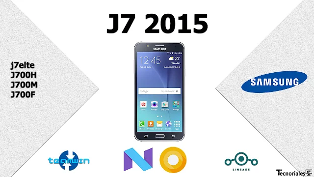 J7 2015 update nougat actualizar custom rom j7elte