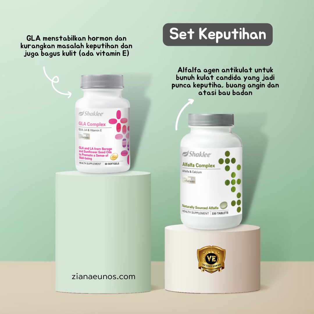 Set Keputihan Shaklee Terbaik Untuk Wanita