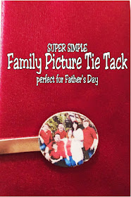 Using cute earrings or your favorite family picture, dad will love a custom tie tack for Father's day. Everyone can make this super simple diy fathers day gift, so the kids will be excited to give dad something he can actually use. #fathergift #kidsgift #diykidcraft #fathesday