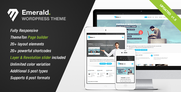Emerald - Modern and Elegant theme for Corporate