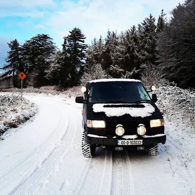 Mercenary VW T4 Tactical Van in The Snow