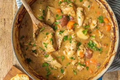   White Wine Chicken Stew