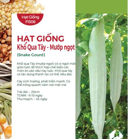 Hạt giống Khổ qua Tây 593AQ - Mướp ngọt