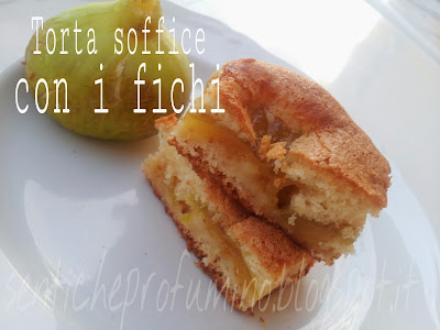 Torta soffice con i fichi. senza burro