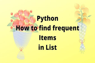 List frequent item