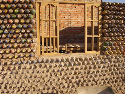 Bottle House Built in Mexico