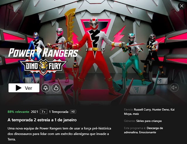 2º temporada de Power Rangers Dino Fury