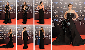 Gala de los Goya 2014 actrices vestidas de negro