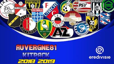 PES 2013 Eredivisie Kitpack Season 2018/2019 by Auvergne81 Kitmaker