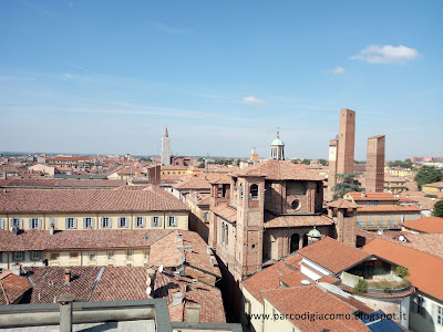 Pavia fotografata dall'alto