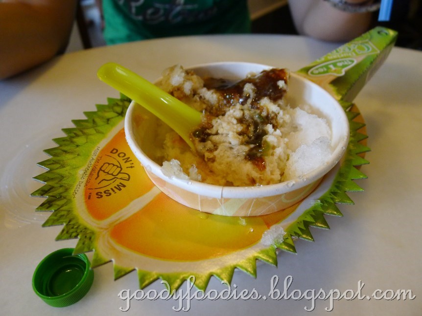 GoodyFoodies: Durian cendol and chicken rice ball, Melaka
