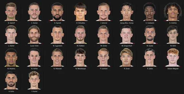 SC Freiburg Miniface Pack 2023 For eFootball PES 2021