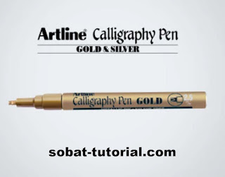 Pulpen Kaligrafi Gold 2.5mm