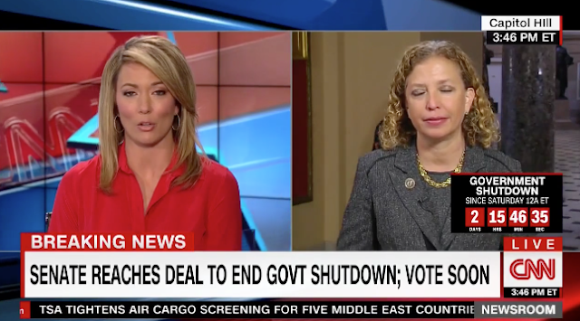 CNN's Brook Baldwin Asks Wasserman Schultz What Was The Point Of The Shutdown — Her Answer Is Stunning