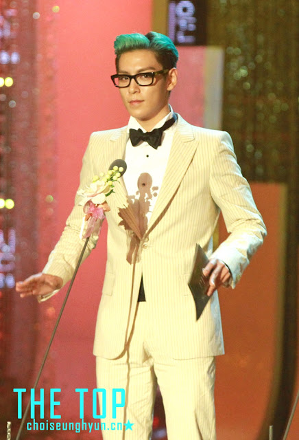 T.O.P at Paeksang Awards 2012