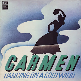 Carmen "Dancing On A Cold Wind" 1975 UK / US / Spain Prog Flamenco Folk Rock (Captain Beyond,Head Machine, Octopus,The Favourite Sons,The Gods ,The Hi Numbers,The Juniors ,The Motels,Toe Fat,Chicken Shack, Jethro Tull, Christie, T. Rex - members)