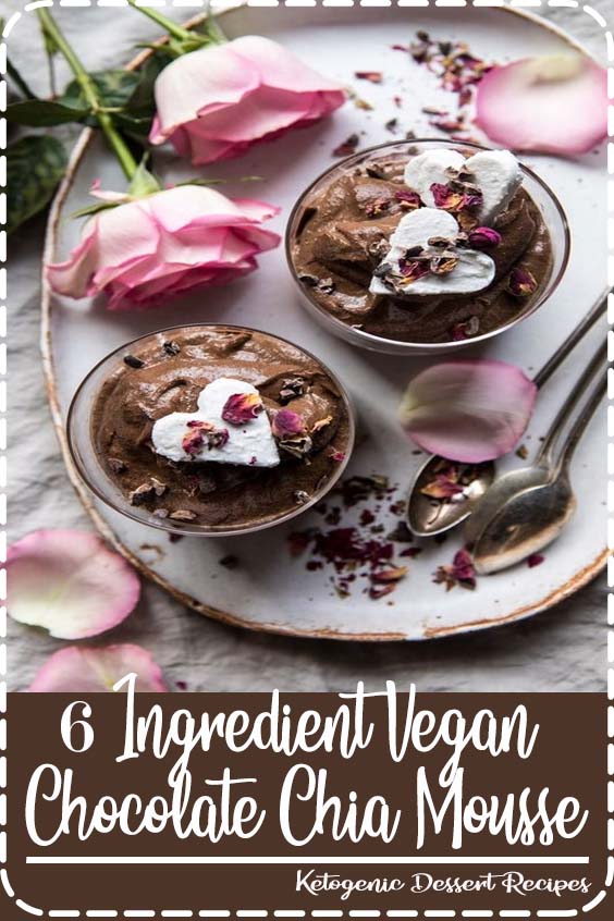6 Ingredient Vegan Chocolate Chia Mousse | halfbaledharvest.com #vegan #chocolate #recipes 6 Ingredient Vegan Chocolate Chia Mousse | halfbaledharvest.com #vegan #chocolate #recipes