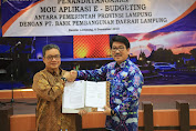 Pemprov dan Bank Lampung Teken MoU E-Budgeting