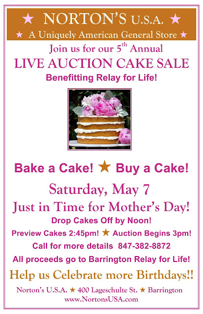 Barrington Cake Auction Benefiting Relay for Life