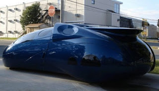 Modern Blue Djinn from Fastlane Futuristic concept car