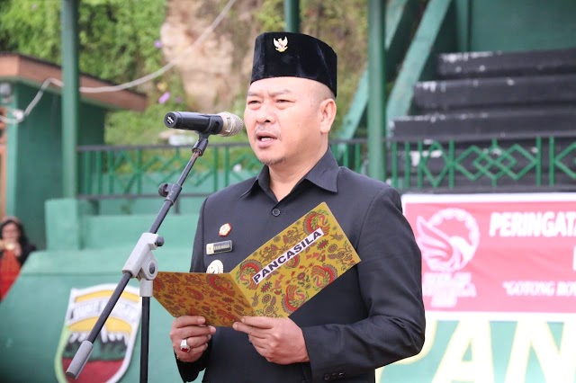 Bupati Taput Pimpin Upacara Peringatan Hari Lahir Pancasila 1 Juni 2023