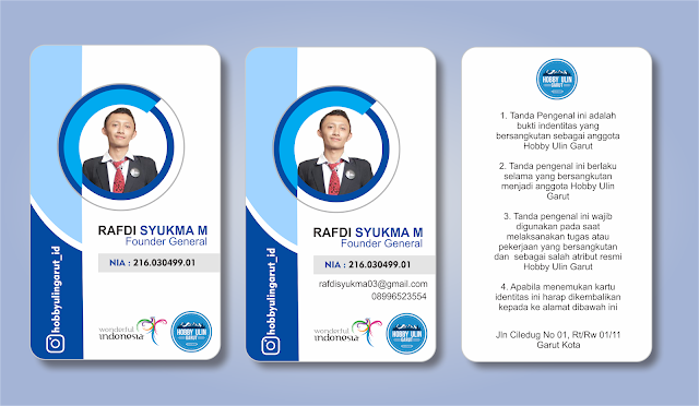  Desain  Id Card Keren Untuk Panitia Format Cdr  Gratis