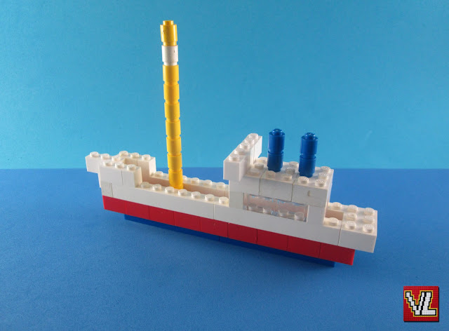 Barco em LEGO vintage