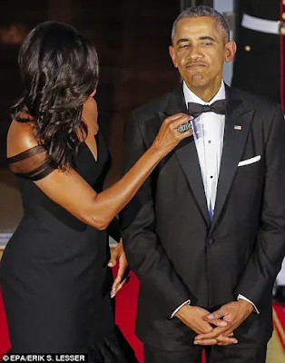 Michelle Obama stuns in designer Vera Wang gown as Obama's host Chinese leader,THE OBAMA'S,michelle obama and barack obama