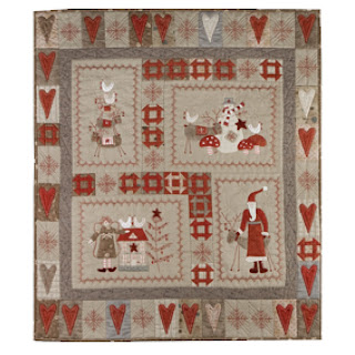 Lynette Anderson Designs SCANDINAVIAN CHRISTMAS BOM Quilt Pattern + Iron On Transfers