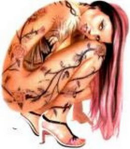 the best feminine tattoos gallery image for this year(2009)