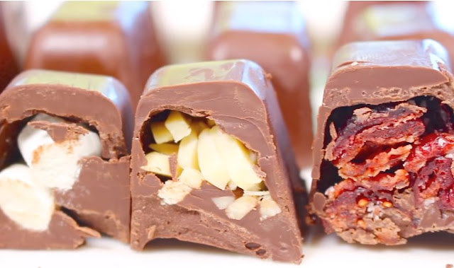 HOMEMADE GOURMET CHOCOLATE #easy #desserts