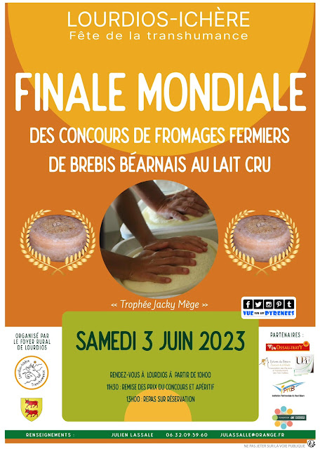 Finale mondiale des concours de fromages de brebis Béarnais 2023