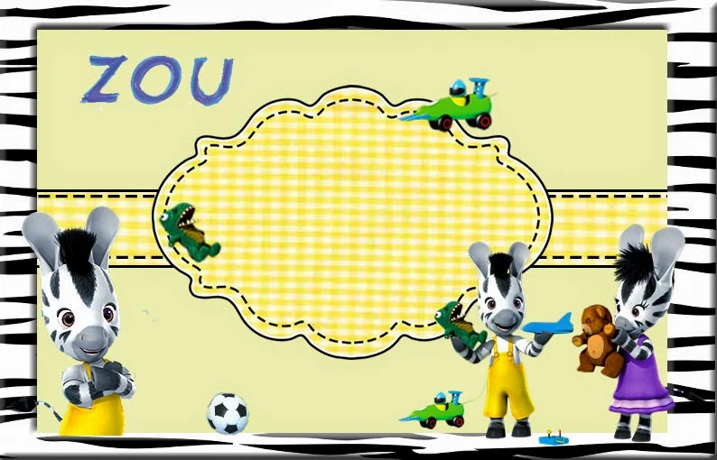 Zou, Free Printable Invitations, Labels or Cards.