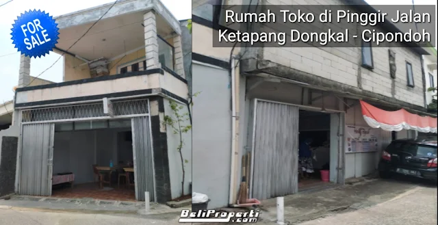 jual rumah toko di cipondoh tangerang