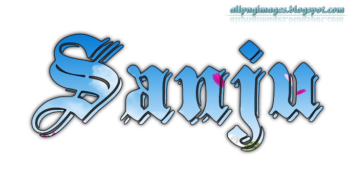Sanju 3D name PNG image