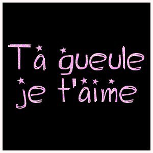 Je t'aime - texte d'amour