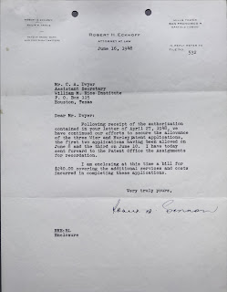 June 17, 1948 letter of acceptance.