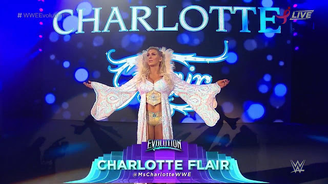 WWE Evolution : Becky Lynch Def Charlotte Flair