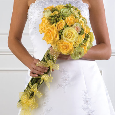 Citrus Bridal Bouquets