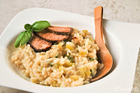 Risotto de albahaca