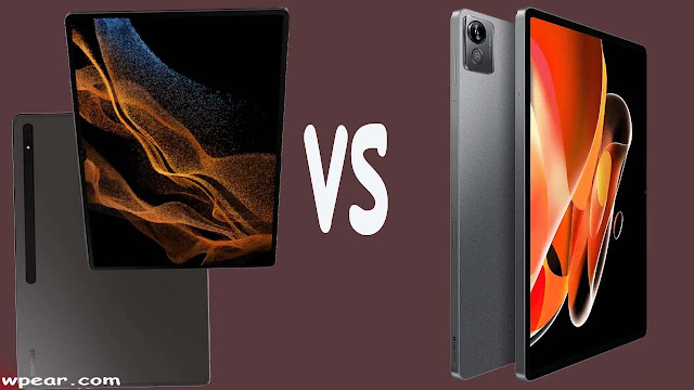 مقارنة بين Realme Pad X VS Samsung Galaxy Tab S8 Plus