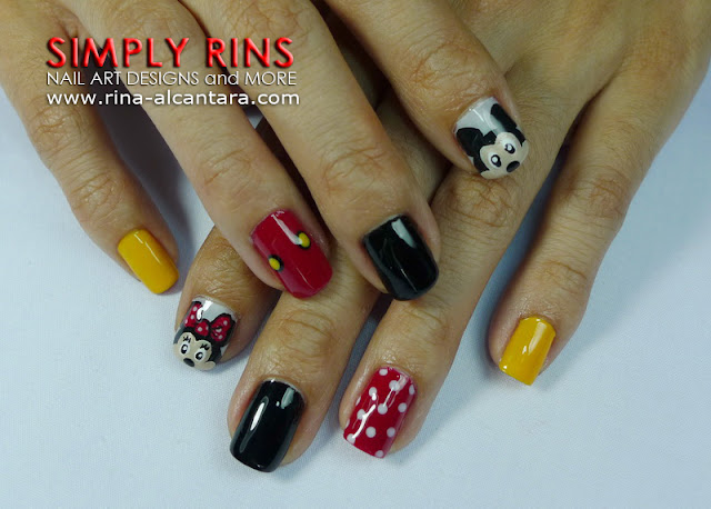 Simple Black And White Nail Designs. I was planning to use only lack and white colors for this nail design.