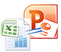 excel into powerpoint logo