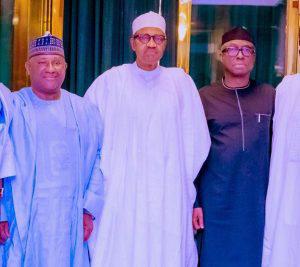 BUA CHAIRMAN, ABDUL SAMAD RABIU GIFTS FG 10BILLION NAIRA AS SECURITY SUPPORT FUND THROUGH HIS ASR AFRICA AS HE VISITS BUHARI