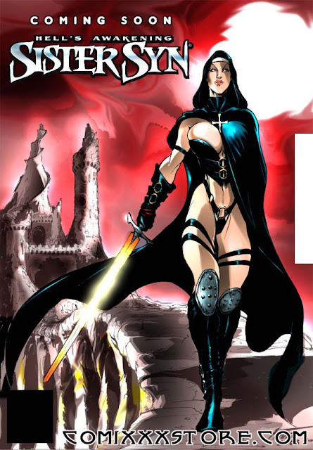 Sexy Superheroine XXX Adult comic book cover sample