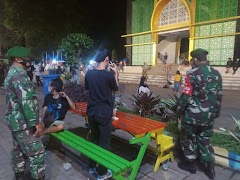  Personel On Call Kodim Pekalongan Patroli PPKM Mikro Cegah Penyebaran Covid-19