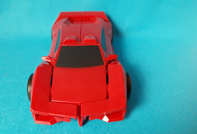 Brinquedo de plástico Transformers vermelho Rid Titan Changers Sideswipe  Hasbro - de carro em robo - 18 cm de comprimento com carro R$ 40,00