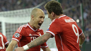 Arjen Robben (Munich) a marqué le second but de son équipe, lui offrant la victoire en finale de la Ligue des champions, samedi 25 mai.