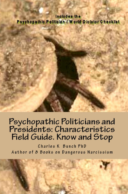 stop them: Political Psychopaths and Donald Trump psychopath bully narcissist books by Charles K Bunch phd at Amazon.com